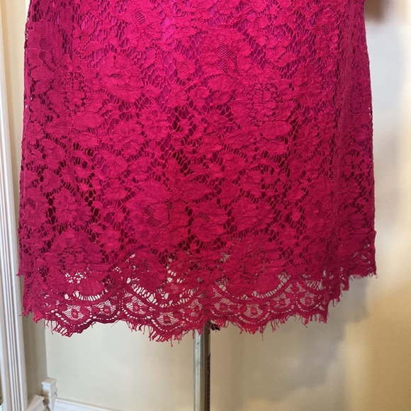 Dolce & Gabbana Fuschia Pink Lace Dress - Picture 4 of 16
